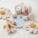 KNUFFELDOEK / DOUDOU, H30 cm, Mini Doudou Lana the cat, Mila, Lana & Zoe, dusty blauw, kat, vanaf 0M, 2023