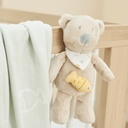 MUZIEKTREKKER, 23 cm, Mini Musical Jules the bear, Romeo, Jules & Sally, ecru, beer, textiel, +muziek, 0M+