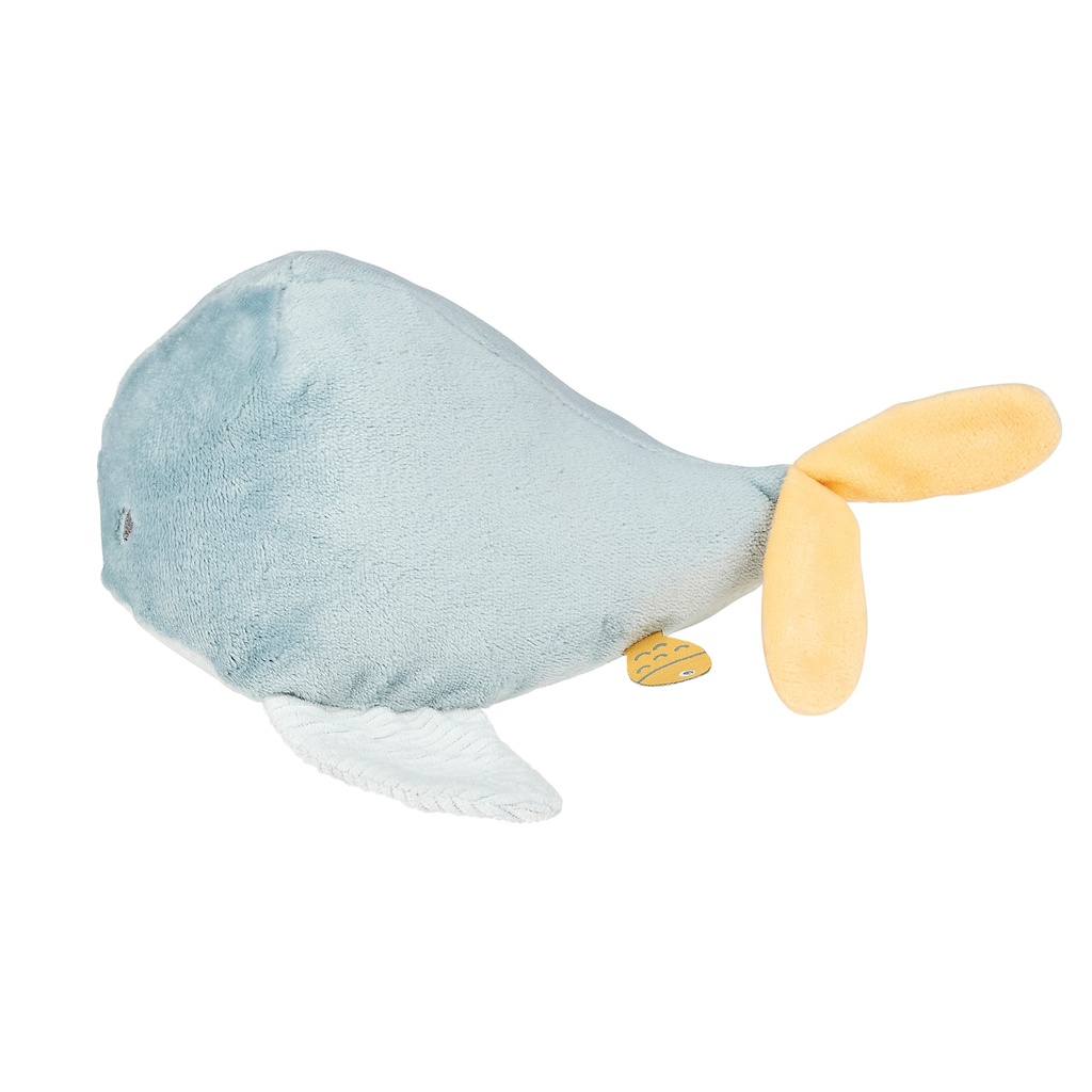 PLUCHE KNUFFEL, Cuddly Sally the whale, Romeo, Jules & Sally, grijs/groen, walvis, textiel, vanaf 0 maand