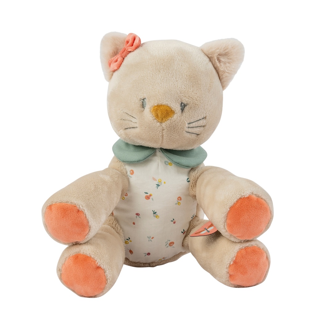 PLUCHE KNUFFEL, H30 cm, Lana the cat, Mila, Lana & Zoe, zand beige, ecru, kat, textiel, vanaf 0 maand, 2023