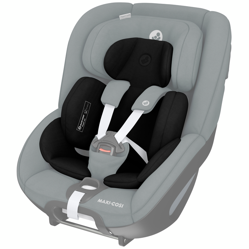 VERKLEINKUSSEN, Newborn inlay, black, zwart, voor autostoel groep 0+/1 Maxi-Cosi Pearl 360, 2023