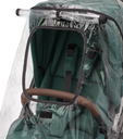 REGENSCHERM/WINDSCHERM, vr buggy Leona 2/Soho, Ultra-compact Rain Cover 2, transparant, PVC, 2023