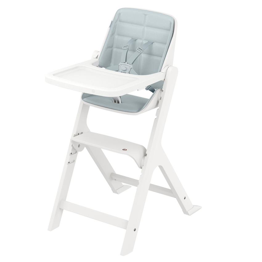 STOELKUSSEN, Nesta Baby Toddler Kit, sky grey, vr eetstoel Nesta, incl. stoel- kussen/harnas/beugel/eettablet, 2023