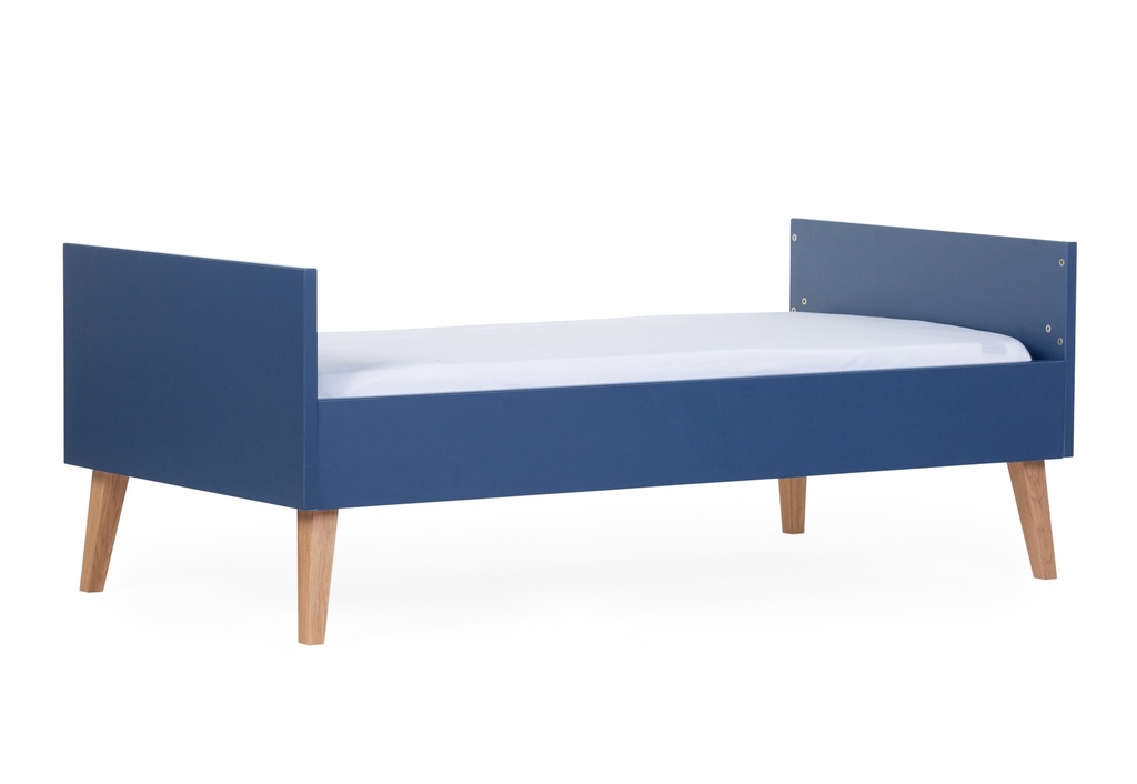 BED, 70x140, Bold Blue, MDF, babybed omvormbaar nr juniorbed, childhome