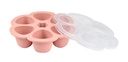 BEWAARPOTJE, Multi Portions, pink, roze, siliconen/kunststof, 1x 540 ml, 6 vakjes van 90ml