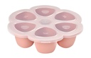 BEWAARPOTJE, Multi Portions, pink, roze, siliconen/kunststof, 1x 900 ml, 6 vakjes van 150ml