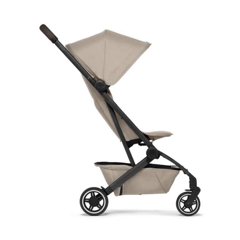 BUGGY, Aer+, sandy taupe, ecru, grey aluminium frame, vierwieler