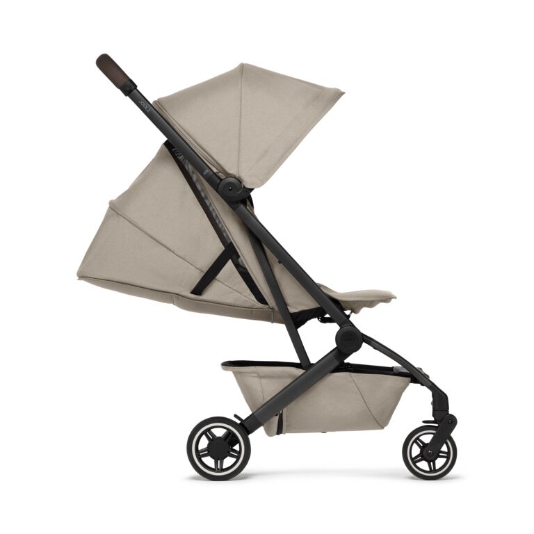 BUGGY, Aer+, sandy taupe, ecru, grey aluminium frame, vierwieler