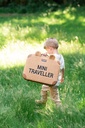 REISKOFFER, Mini Traveller, teddy beige, uni/print Mini Traveller, met handvat, met schouderriem, met naamlabel