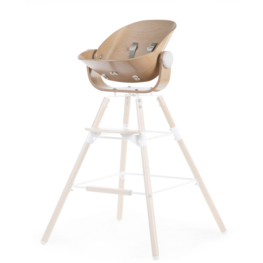 RELAX, vr Evolu 2/One.80°, Evolu Newborn Seat, naturel/wit, wit/bruin, hout/kunststof, vr eetstoel