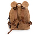 RUGZAK, My First Bag Teddy, beige, bruin, print tekst "My First Bag", 20x24x8cm