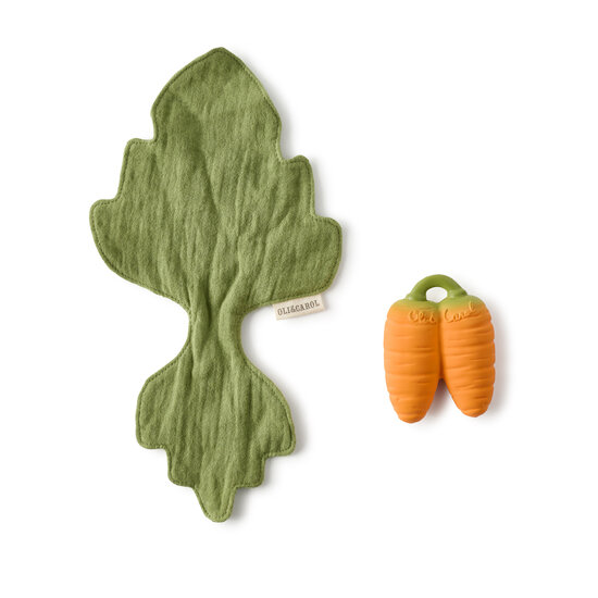 Oli&Carol | Bijtspeelgoed Cathy the Carrot Mini Doudou-Teether