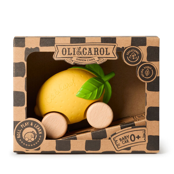 Oli&Carol | Bijtspeelgoed Lou the Lemon Car