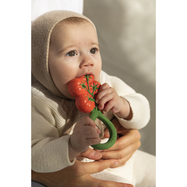 Oli & Carol Tomato Rattle Toy