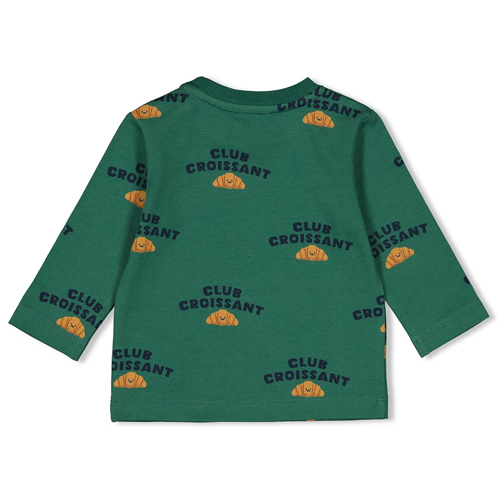 Feetje | T-shirt  - Club Croissant Groen Maat 68