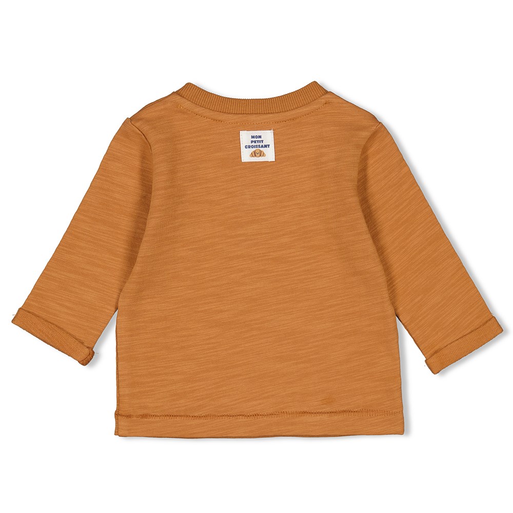 Feetje | T-shirt - Club Croissant Camel Maat 68