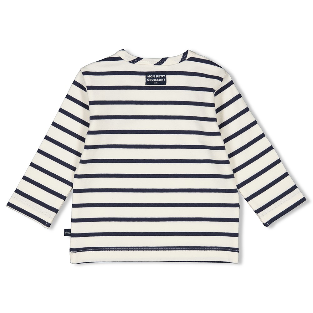 Feetje | T-shirt - Club Croissant Streep Marine Maat 56