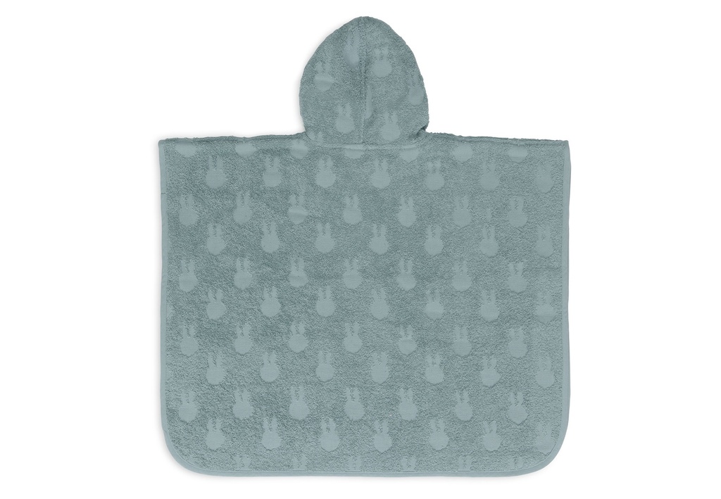 Jollein | Badponcho Badstof Miffy Jacquard Sea Green