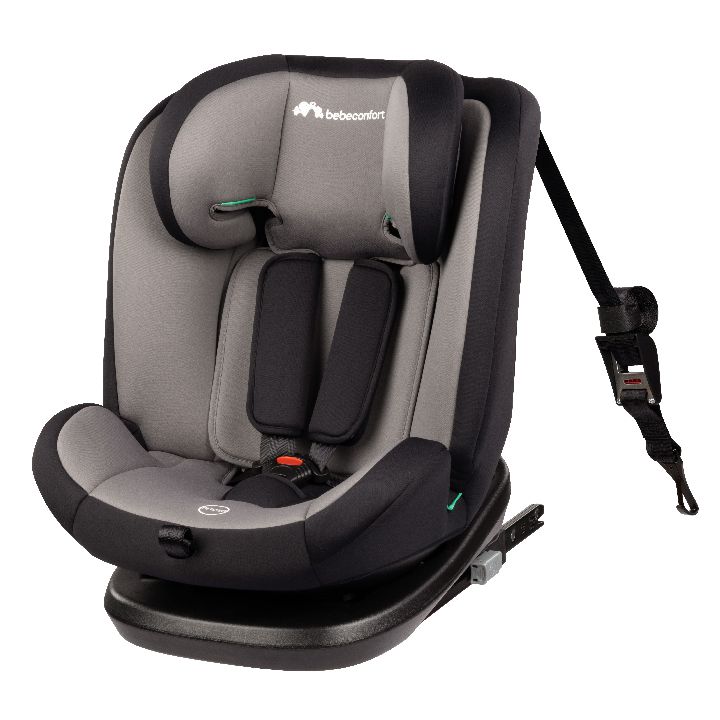 AUTOSTOEL, Ever Fix i-Size, gray mist, zwart/grijs, groep 1/2/3 UN R129 i-Size, met isofix, 2023, Bebe Confort