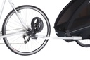 FIETSKAR, Thule, Coaster XT 2, black, fietsen/ wandelen, vr 2 kinderen, opvouwb, incl. fietstrailer- en wandelkit/achterlicht