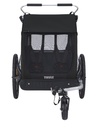 FIETSKAR, Thule, Coaster XT 2, black, fietsen/ wandelen, vr 2 kinderen, opvouwb, incl. fietstrailer- en wandelkit/achterlicht