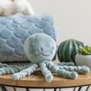 Nattou | Pluche knuffel Lapidou octopus - kopergroen