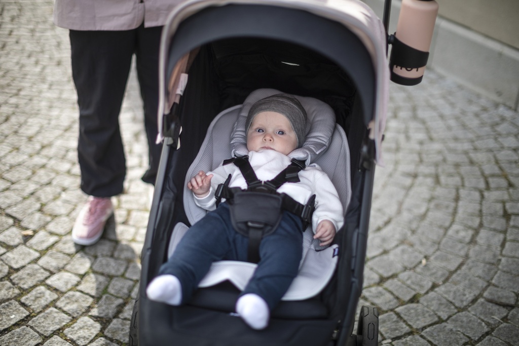 Thule | Inlegkussen Newborn Inlay soft grey 