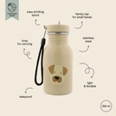 Trixie | Drinkfles Mr. Dog School Water drinking bottle bruin 350 ml  