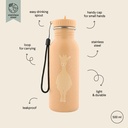 Trixie | Drinkfles Mrs. Giraffe School Water drinking bottle roze 500ml  