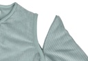 Jollein | Slaapzak met afritsbare mouwen Rib Sea Green 90 cm