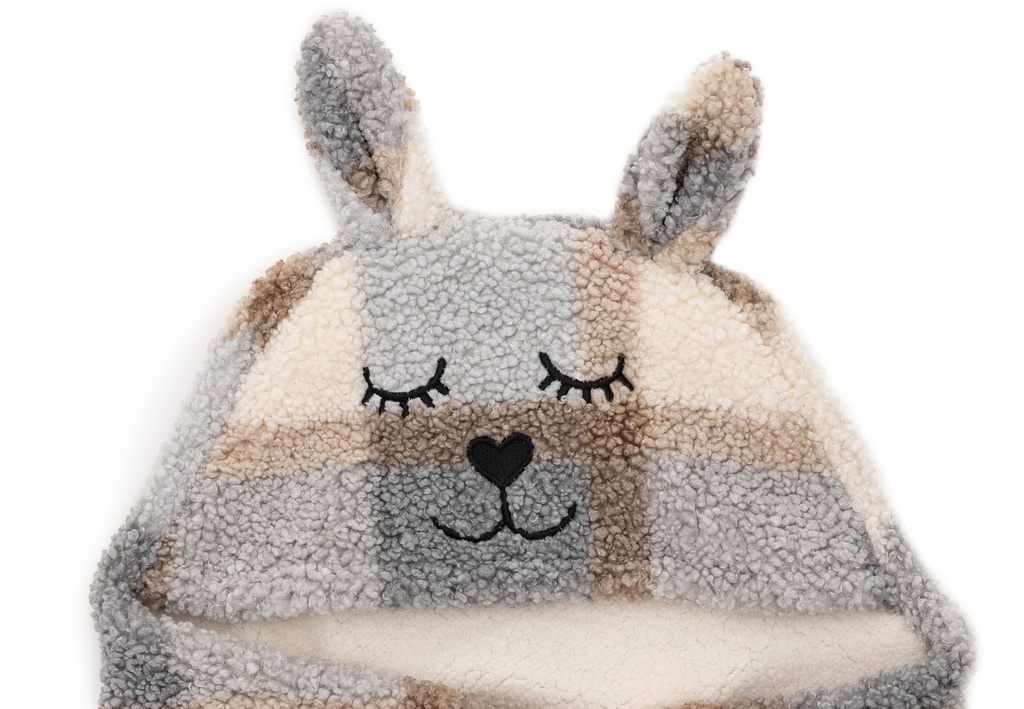 Jollein | Wikkeldeken bunny check boucle