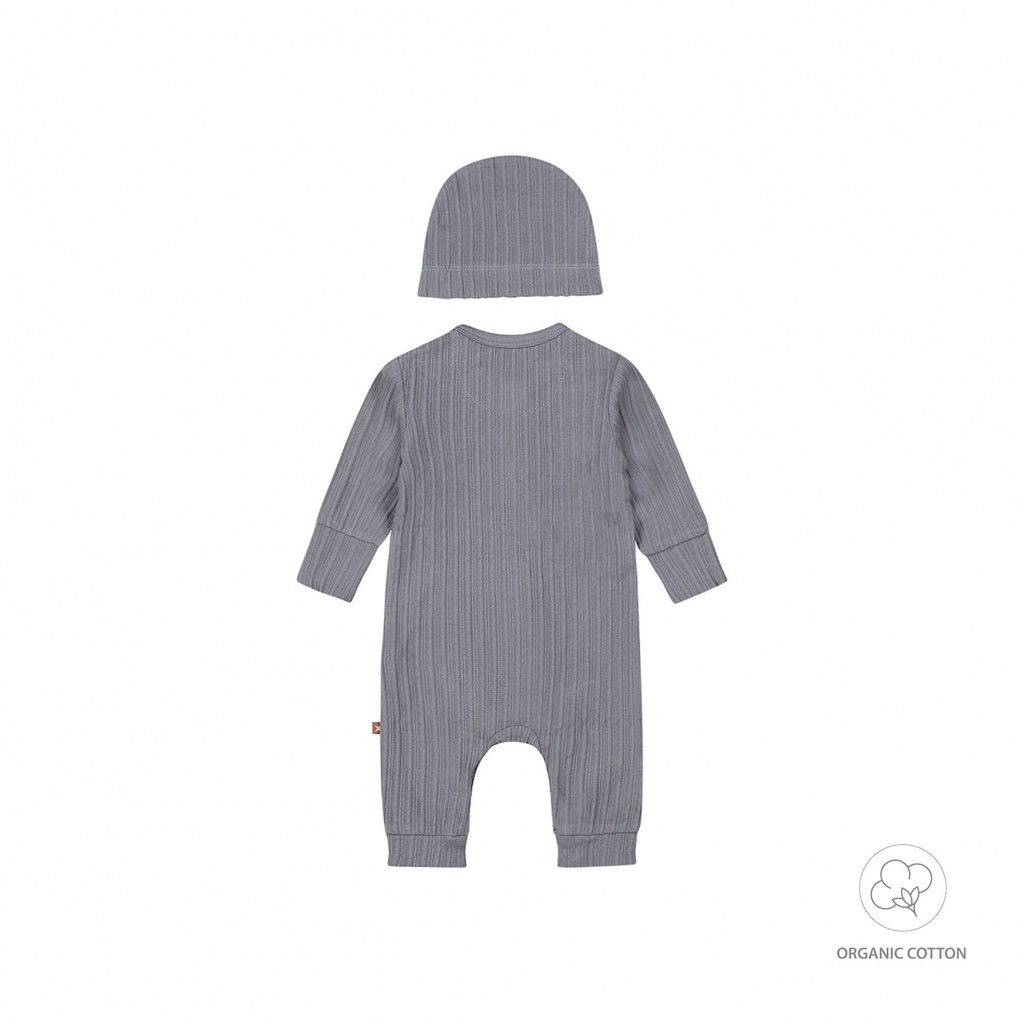 1 pce babysuit + hat organic cotton