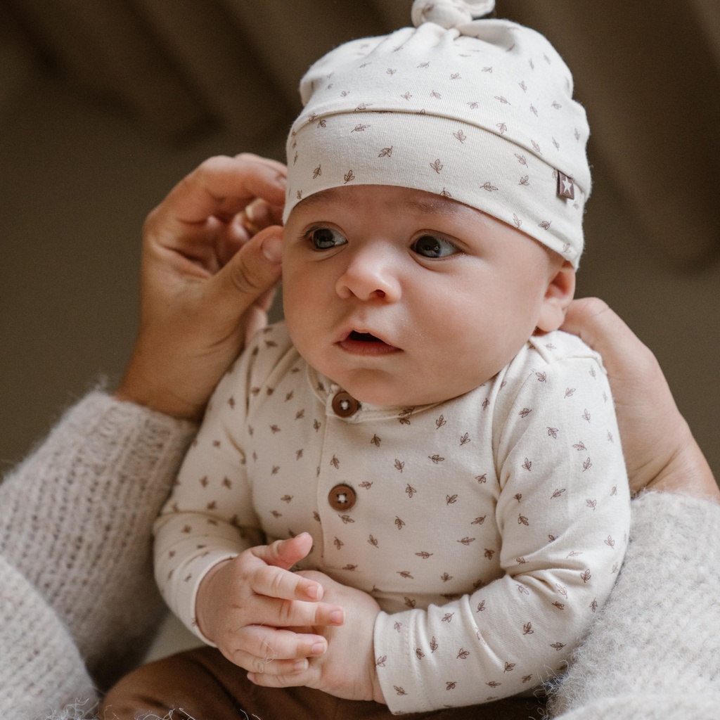 2 pce babysuit + hat organic cotton