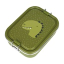 BROODDOOS, Mr. dino, Lunch Box small, dino, RVS, 13x6x17cm onderverdeling 