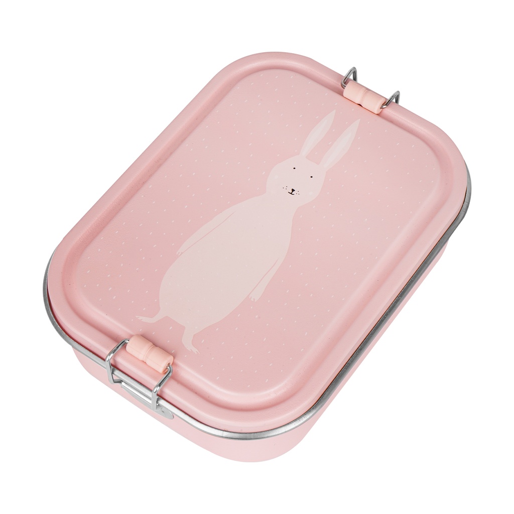 BROODDOOS, Mrs. Rabbit, Lunch Box Large, konijn, RVS, 15x6x20cm onderverdeling