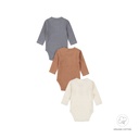 Baby body 3-pack ls organic cotton