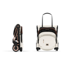 BUGGY, Coya, rosegold - off white, rosegold alu frame, zwenkwielen, comp gr 0+, +boodschappenm, vierwieler, 2023