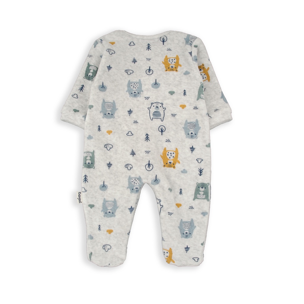 Babybol | Pyjama 1-delig Velours Just Bear Friends