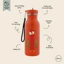 Trixie | Drinkfles Water drinking bottle Mr. parrot School Rood  500ml 