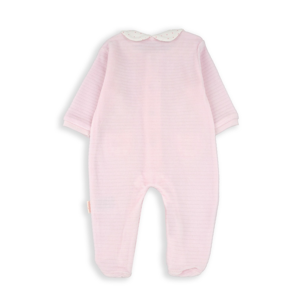 Babybol | Pyjama 1-delig Velours Sweet Pink Lady