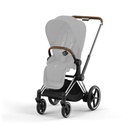 Cybex | Frame e-Priam met accu + lader zilver chrome/brown