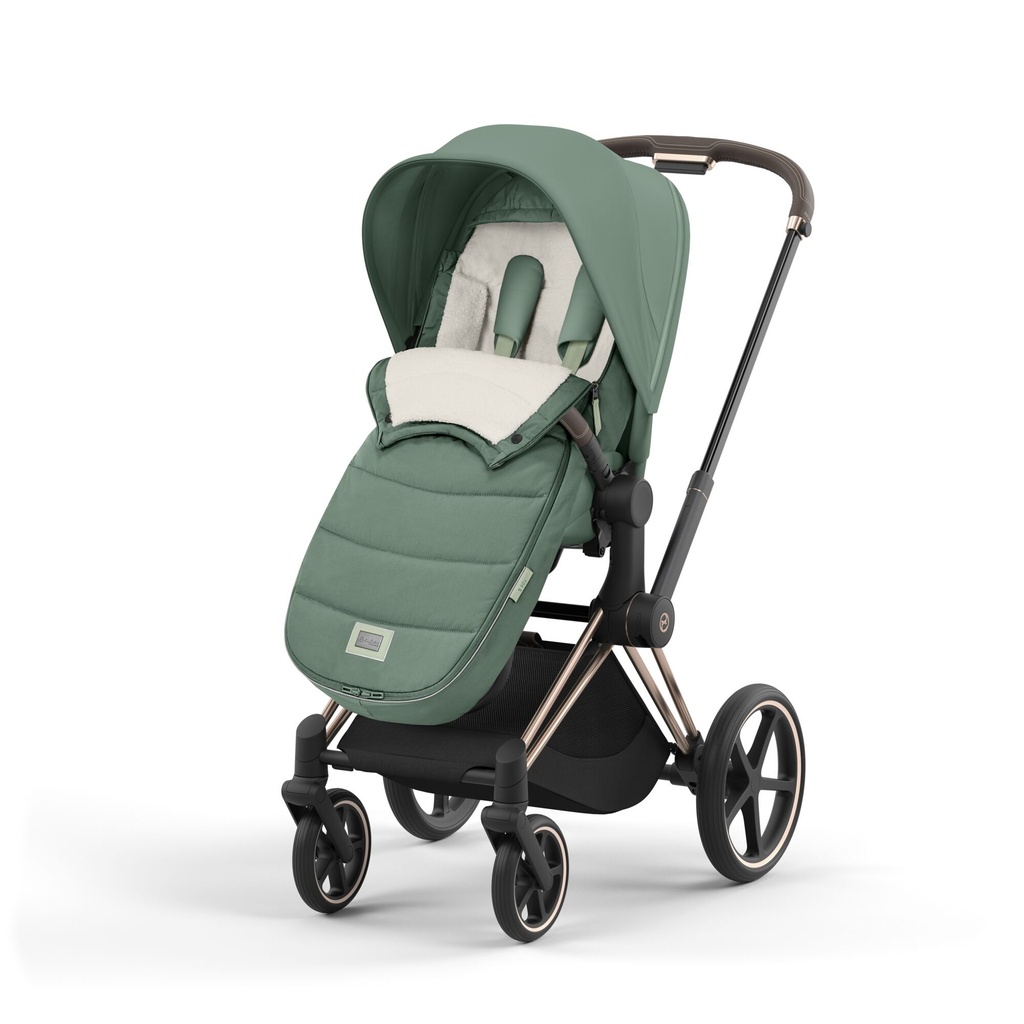 Cybex | Voetenzak platinum leaf green