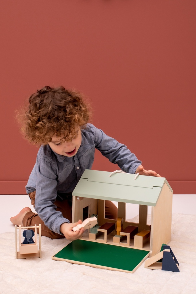 Trixie | Poppenhuis Playtime School with accessoiries