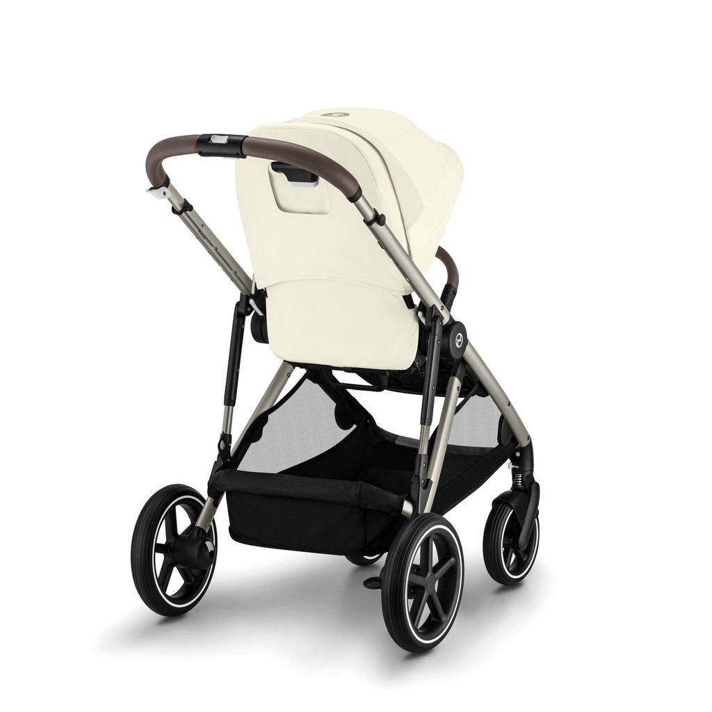 WANDELWAGEN, Gazelle S 2.0, seashell beige-light beige, fr. taupe/alu, duwbeugel imitatieleder /dark brown, Gold, 2024