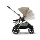 Cybex | Wandelwagen Gazelle S 2.0, almond beige frame taupe alu