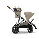 Cybex | Wandelwagen Gazelle S 2.0, almond beige frame taupe alu