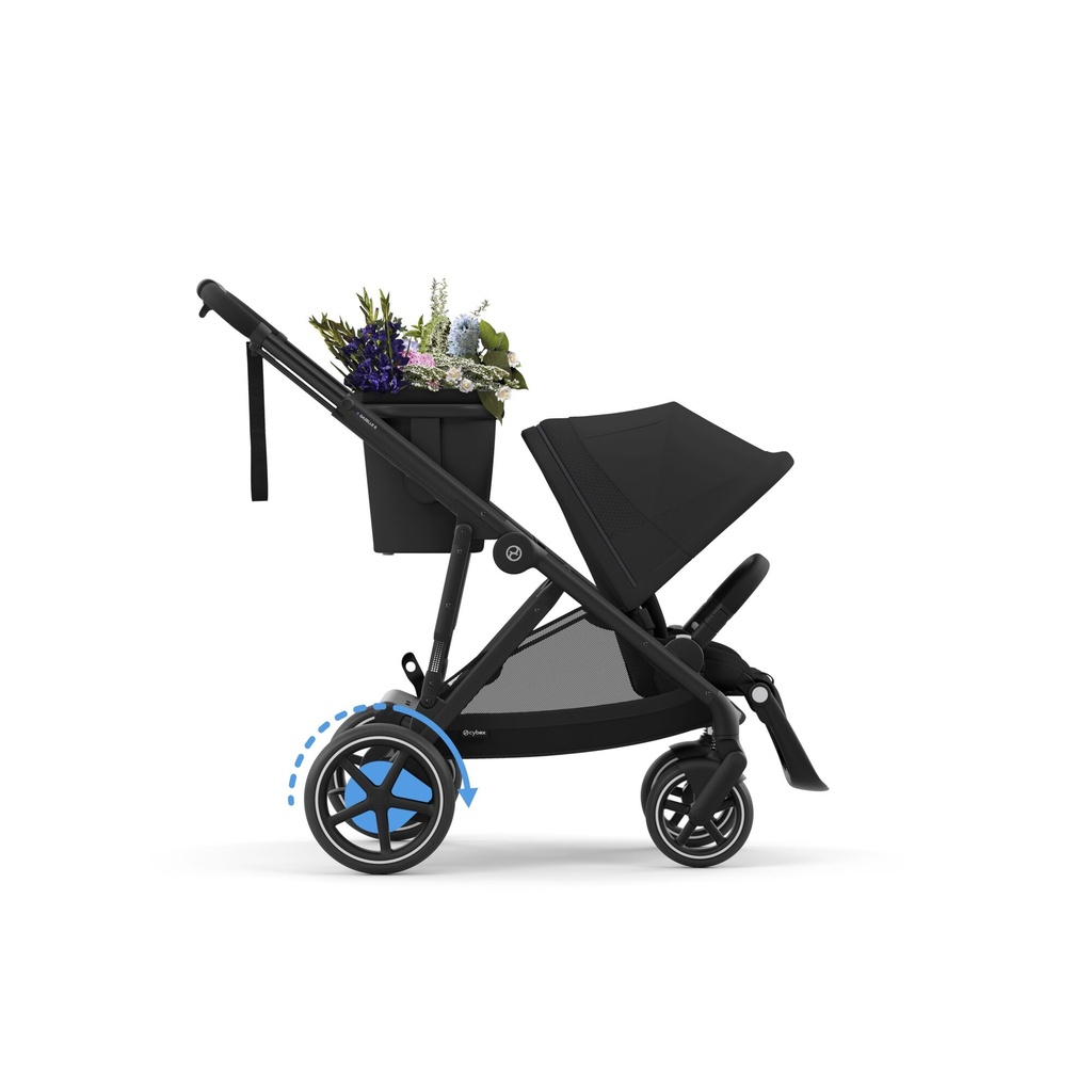 Cybex | Wandelwagen e-Gazelle moon black frame black alu