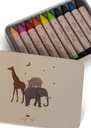 Konges Slojd | Kleuren Crayons Bees Wax Safari 10st