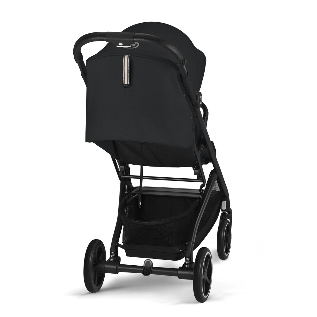 BUGGY, Beezy 2.0, magic black-black zwart, black aluminium frame, vierwieler, 2024