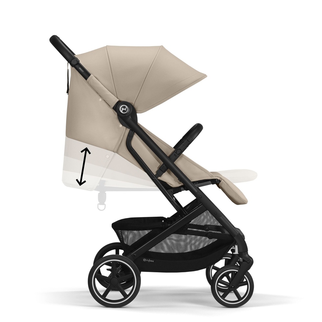 Cybex | Buggy Beezy 2.0 Almond Beige Frame Black Aluminium